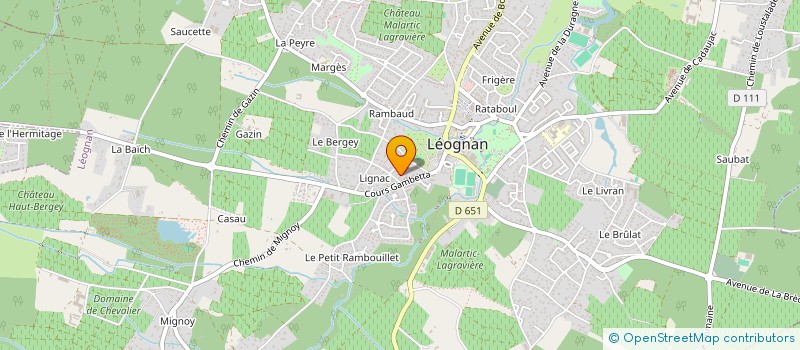 localisation de l'entreprise REMI JL PATRIMOINE  LEOGNAN