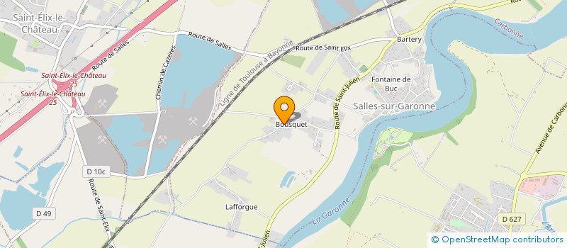 localisation de l'entreprise REMI LOZE CONSULTING  SALLES-SUR-GARONNE