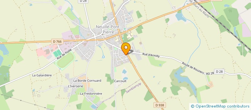 localisation de l'entreprise REMI ROULLIN  NEUILLE-PONT-PIERRE