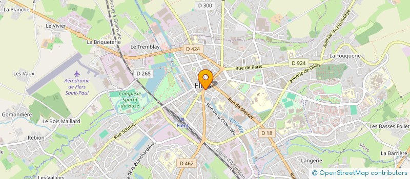 localisation de l'entreprise REMI SERAIS ET FILS à FLERS