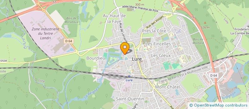 localisation de l'entreprise REMI SERVICES  LURE