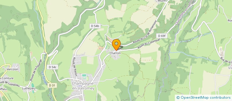 localisation de l'entreprise REMIJ  CHAMPAGNE-EN-VALROMEY