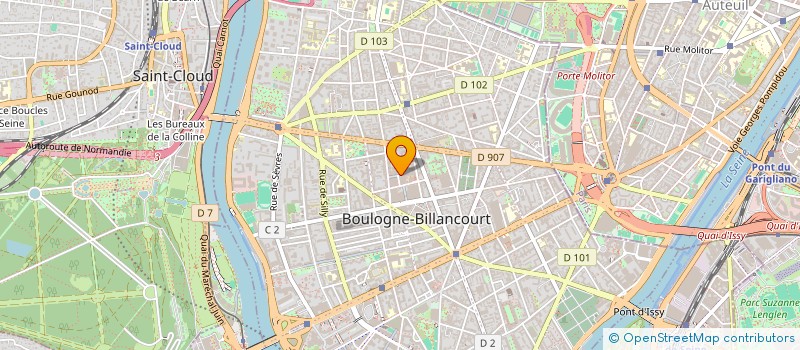 localisation de l'entreprise REMILA 2 CONSEIL à BOULOGNE-BILLANCOURT