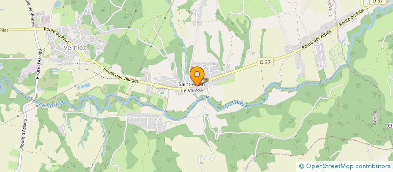 localisation de l'entreprise REMILLER INFORMATIQUE SARL à VERNIOZ