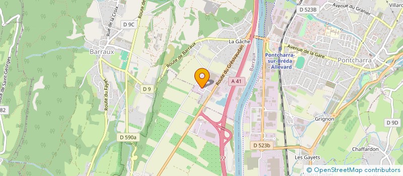 localisation de l'entreprise REMILLON DESAMIANTAGE  BARRAUX