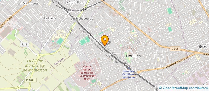 localisation de l'entreprise REMIPAC à HOUILLES