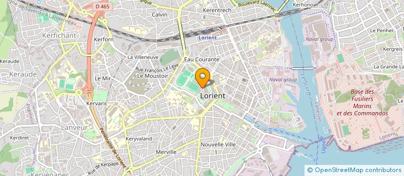 localisation de l'entreprise REMISE EN JEU à LORIENT