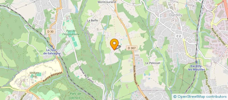 localisation de l'entreprise REMITIS à DARDILLY