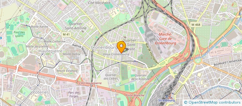 localisation de l'entreprise REMLINGER à STRASBOURG