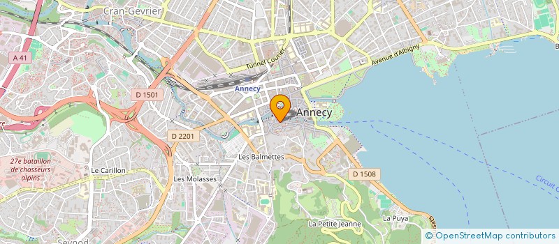 localisation de l'entreprise REMMIT & ALBRECHT à ANNECY