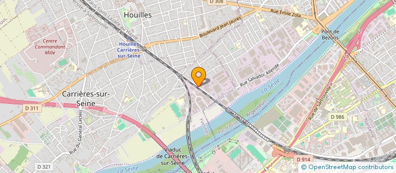 localisation de l'entreprise REMO OUTILLAGE à CARRIERES-SUR-SEINE
