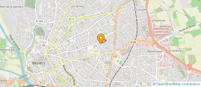 localisation de l'entreprise REMODEL'AGE à BEZIERS