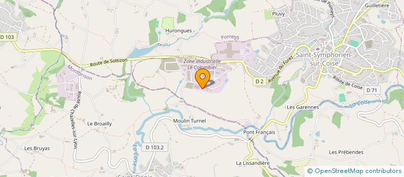 localisation de l'entreprise REMOLY  SAINT-SYMPHORIEN-SUR-COISE