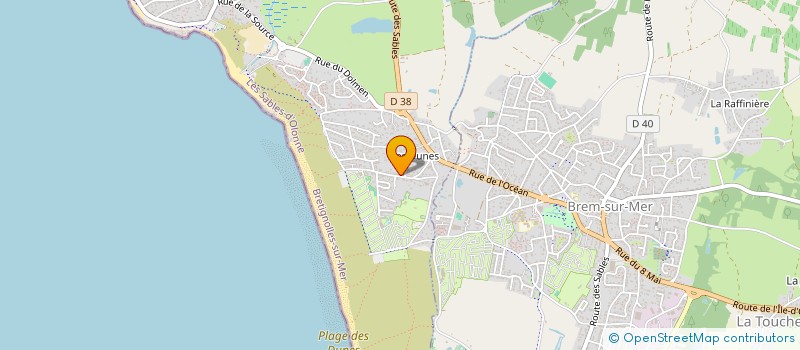 localisation de l'entreprise REMOND à BRETIGNOLLES-SUR-MER