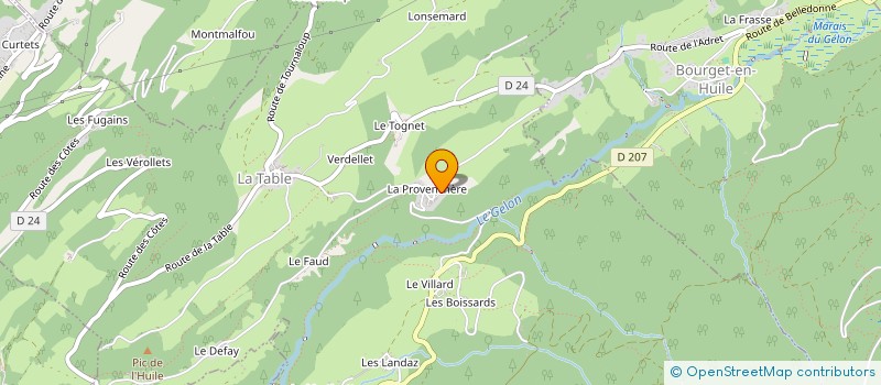 localisation de l'entreprise REMONTEES MECANIQUES CABLES CONTROLES  LA TABLE