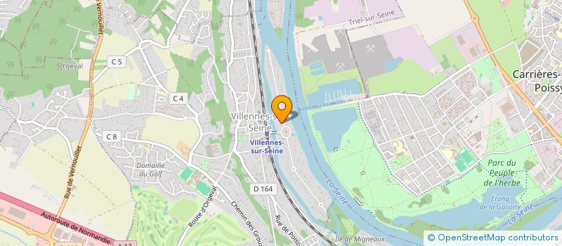 localisation de l'entreprise REMORA CONSULTING  VILLENNES-SUR-SEINE