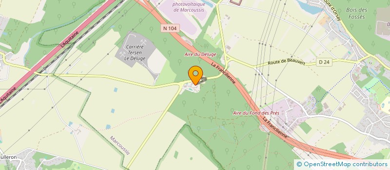 localisation de l'entreprise REMORQUAGE DEPANNAGE TLB à MARCOUSSIS