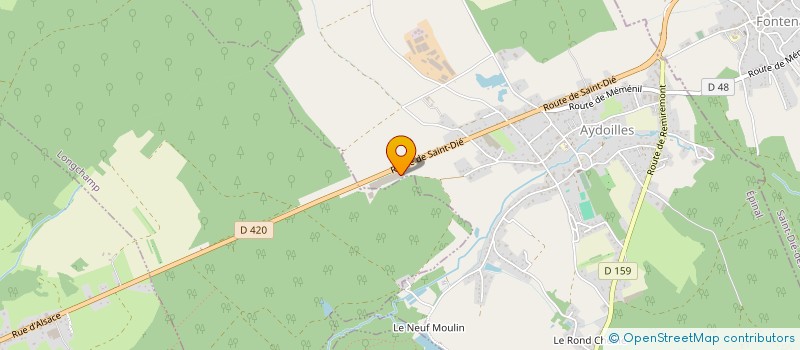 localisation de l'entreprise REMORQUES BOEGLIN SOCIETE NOUVELLE à AYDOILLES