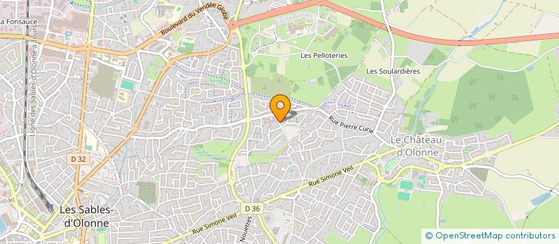 localisation de l'entreprise REMOSERVICES à LES SABLES D'OLONNE