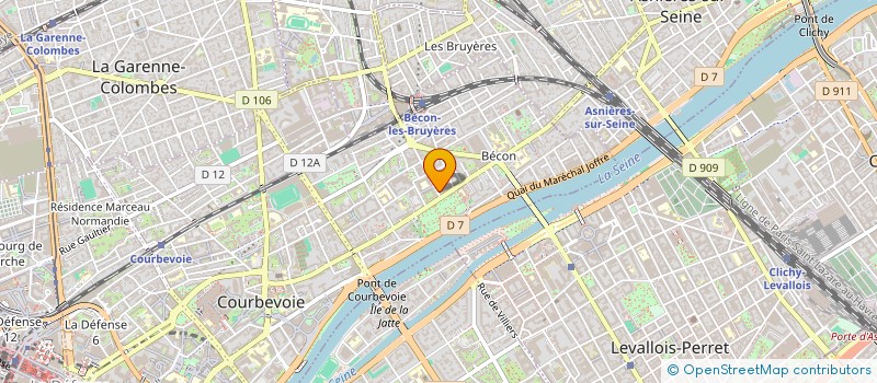 localisation de l'entreprise REMPART CYBER à COURBEVOIE
