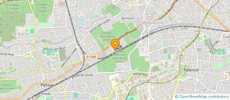 localisation de l'entreprise REMPART DE PITRAC  PESSAC