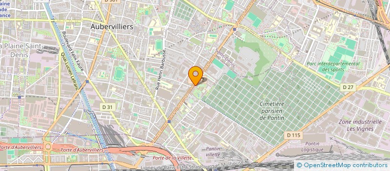 localisation de l'entreprise REMPART NUISIBLES à PANTIN