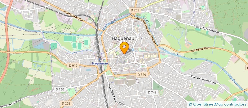 localisation de l'entreprise REMPP ANDRE ET CIE S A R L  HAGUENAU