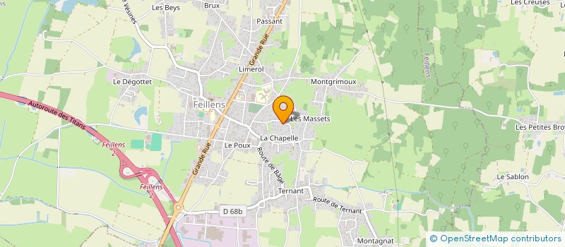 localisation de l'entreprise REMSABEN  FEILLENS