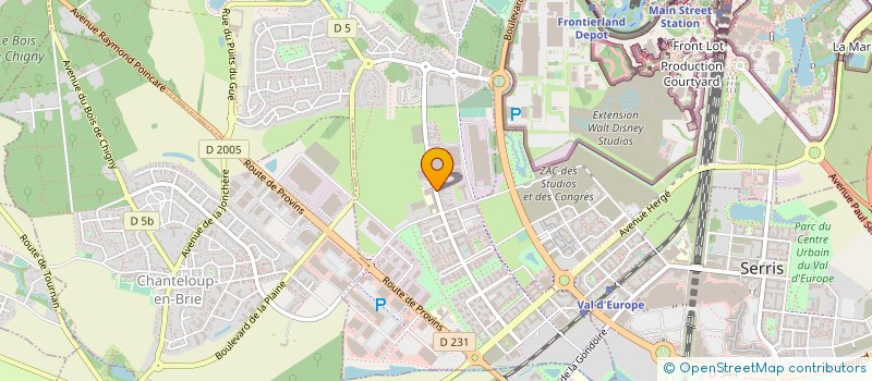 localisation de l'entreprise REMSMOVIES PRODUCTION  MONTEVRAIN