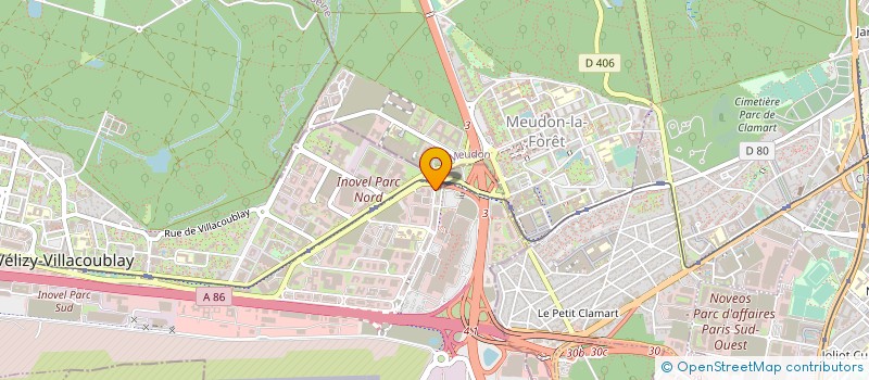 localisation de l'entreprise REMTECH à VELIZY-VILLACOUBLAY