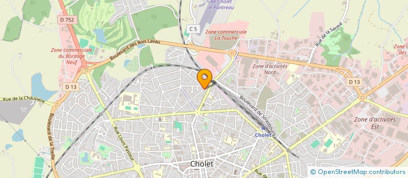 localisation de l'entreprise REMU à CHOLET