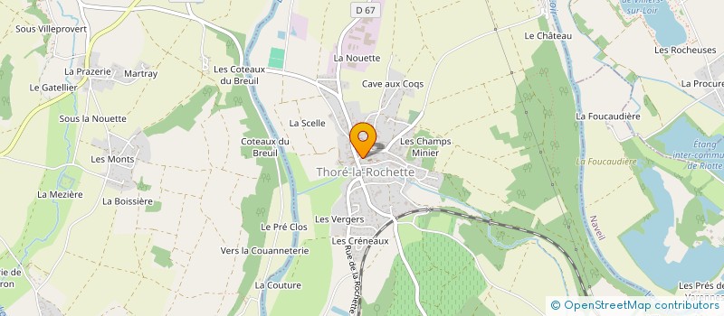 localisation de l'entreprise REMUE-MENAGE DANSE THEATRE  THORE-LA-ROCHETTE