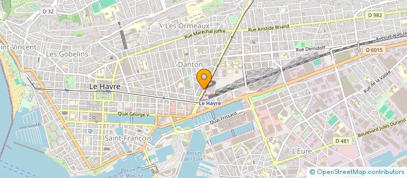 localisation de l'entreprise REMUE MENINGES  LE HAVRE