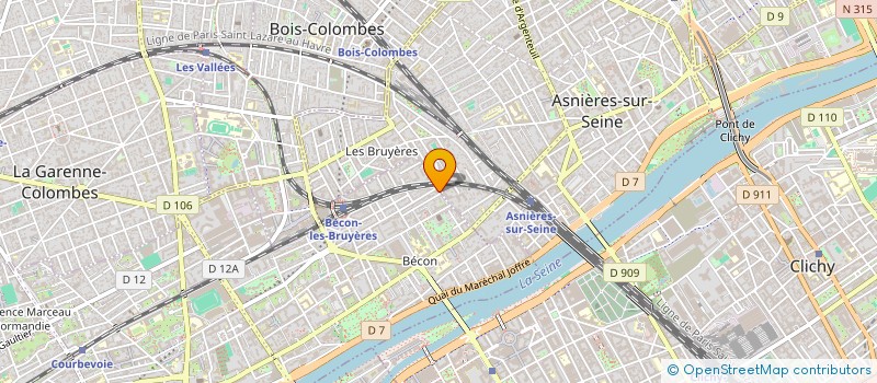 localisation de l'entreprise REMUE MENINGES à COURBEVOIE