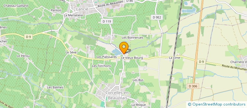 localisation de l'entreprise REMUET IMMO  CORCELLES-EN-BEAUJOLAIS