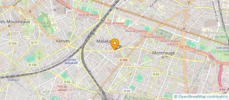 localisation de l'entreprise REMUS  MALAKOFF