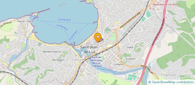 localisation de l'entreprise REMY à SAINT-JEAN-DE-LUZ