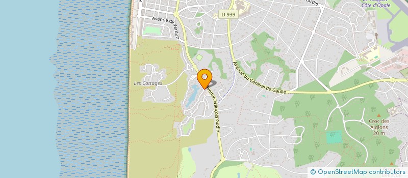 localisation de l'entreprise REMY  LE TOUQUET-PARIS-PLAGE