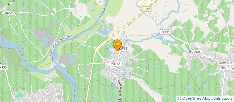 localisation de l'entreprise REMY  POUZOLS