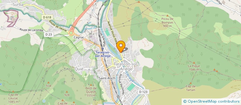 localisation de l'entreprise REMY à TARASCON-SUR-ARIEGE