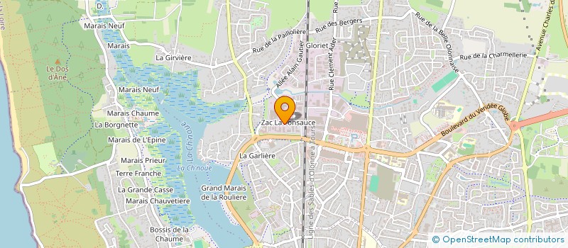 localisation de l'entreprise REMY BOBET à LES SABLES D'OLONNE