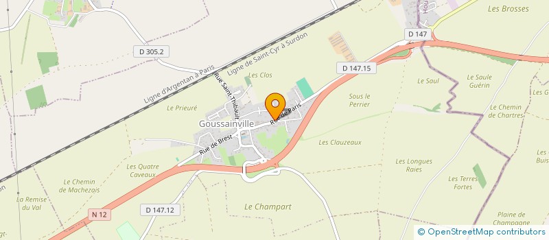 localisation de l'entreprise REMY CAAT à GOUSSAINVILLE