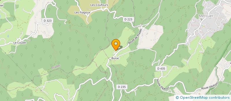 localisation de l'entreprise REMY CARRERAS  MERCUER