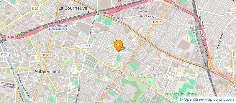 localisation de l'entreprise REMY COIFFURE  AUBERVILLIERS