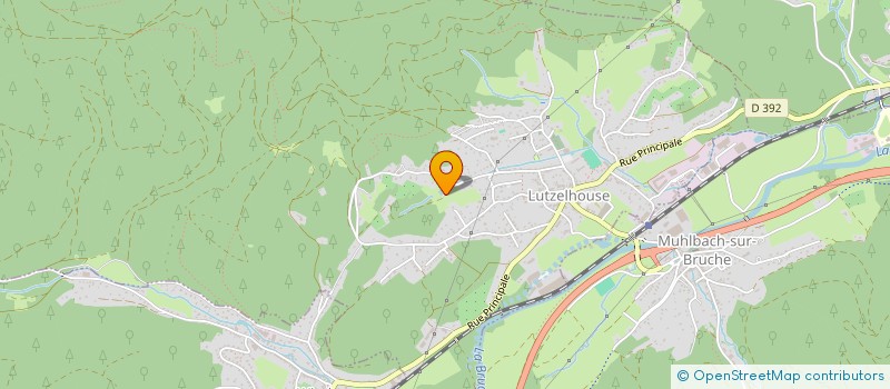 localisation de l'entreprise REMY COUVERTURE  LUTZELHOUSE