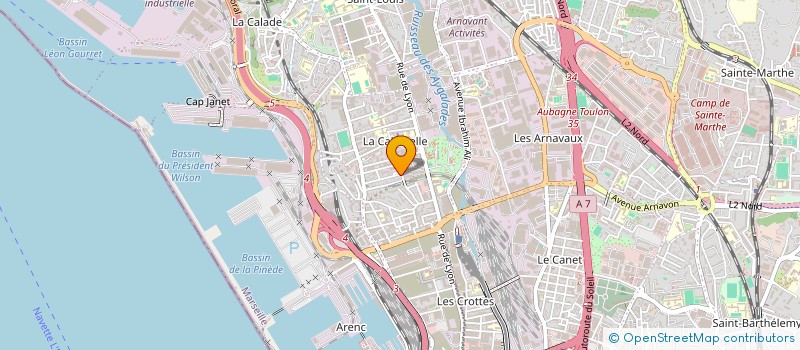 localisation de l'entreprise REMY ECHAF à MARSEILLE