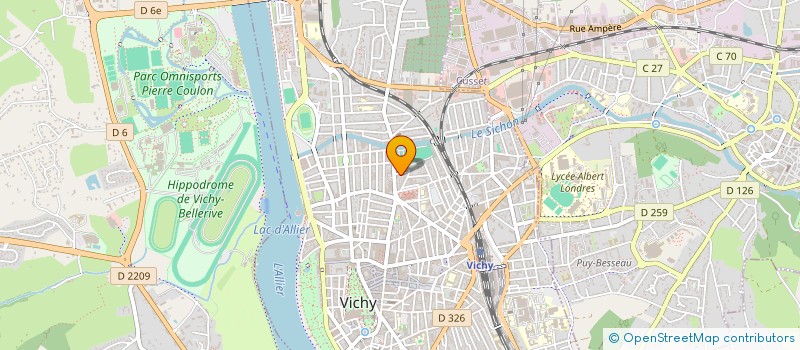 localisation de l'entreprise REMY ESPACES VERTS à VICHY