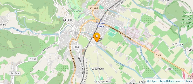 localisation de l'entreprise REMY ET ASSOCIES  TULLINS