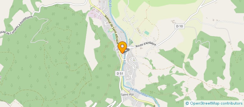 localisation de l'entreprise REMY FALAIZE  CAMARES