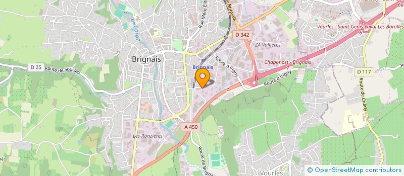 localisation de l'entreprise REMY FRERES TRANSPORTS à BRIGNAIS